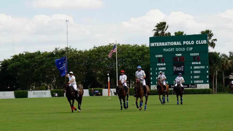 Polo match at the International Polo Club Palm Beach — Wellington, Florida